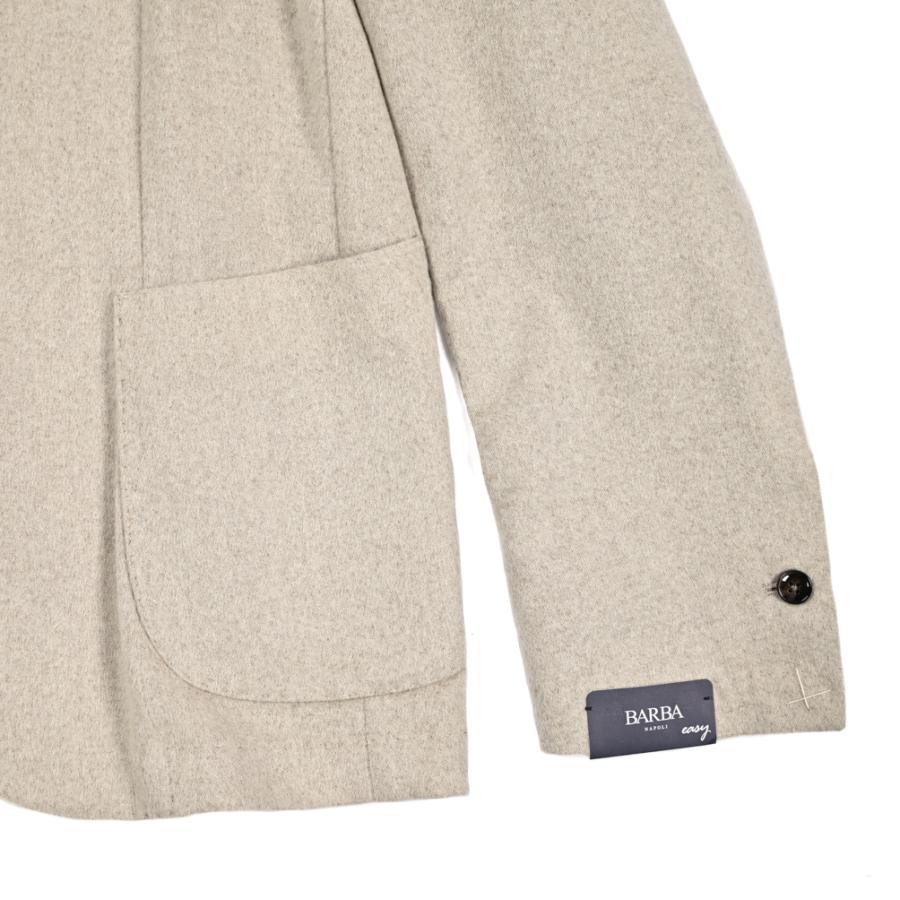 【新品未使用】BARBA（バルバ）高級 ウール シングルジャケットEASY バルバ ジャケット メンズ ウール ホップサック シングル シャツ