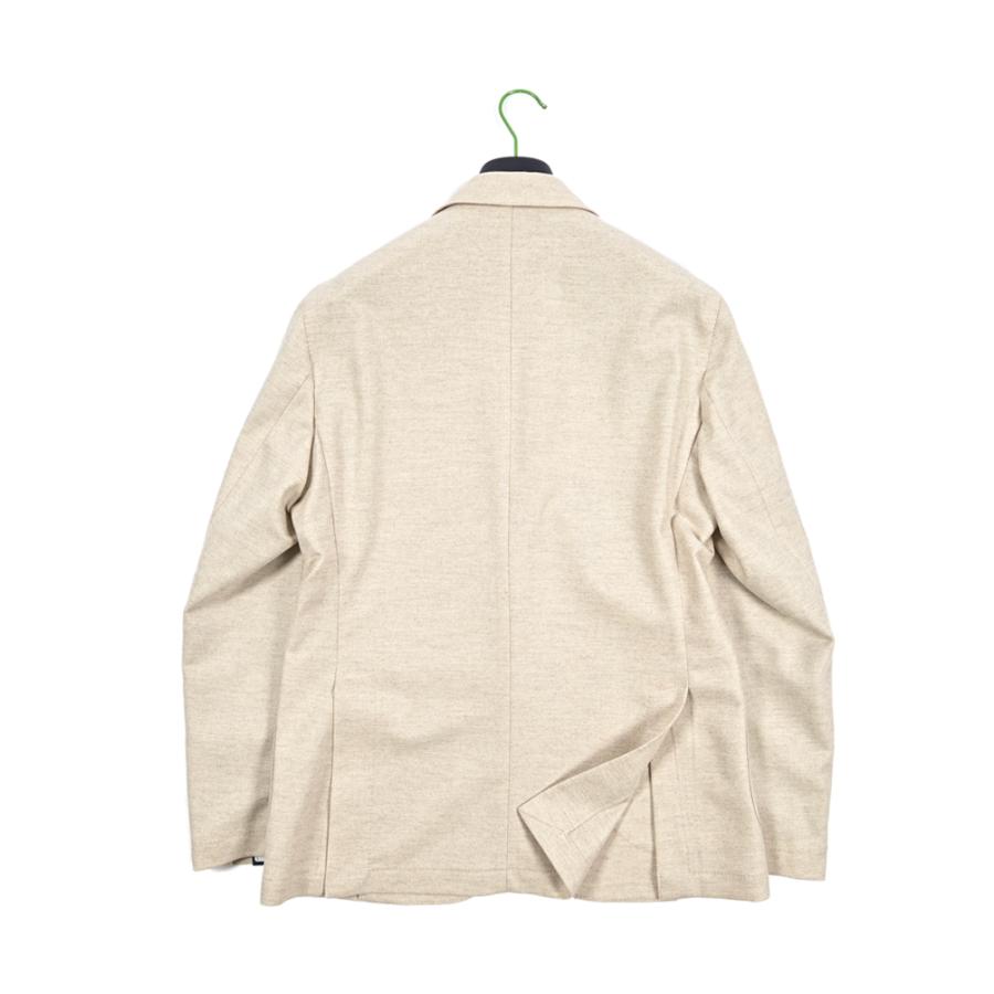 BARBA バルバ / ヴァージンウール100% 段返り3Bシングルテーラードジャケット / JACKET JIMMY ベージュ / セール対象の画像