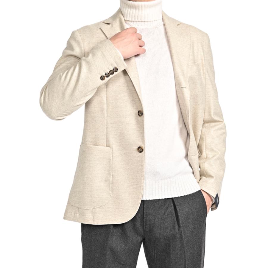 BARBA バルバ / ヴァージンウール100% 段返り3Bシングルテーラードジャケット / JACKET JIMMY ベージュ / セール対象の画像