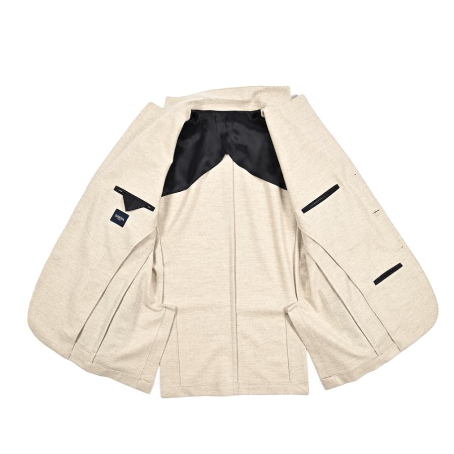BARBA バルバ / ヴァージンウール100% 段返り3Bシングルテーラードジャケット / JACKET JIMMY ベージュ / セール対象の画像