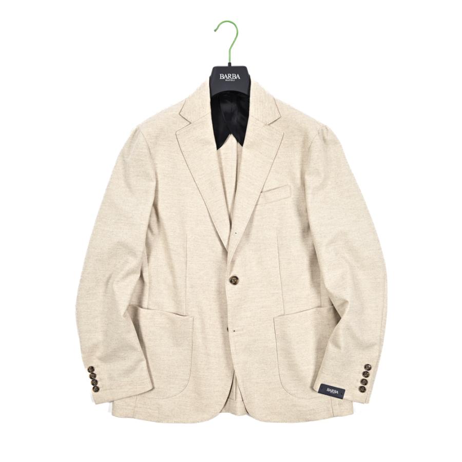 BARBA バルバ / ヴァージンウール100% 段返り3Bシングルテーラードジャケット / JACKET JIMMY ベージュ / セール対象の画像