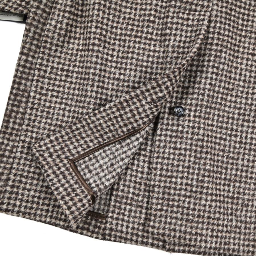 BARBA バルバ / アルパカウール 3Bシングル チェスターコート / COAT CKOBE ブラウン / セールの画像