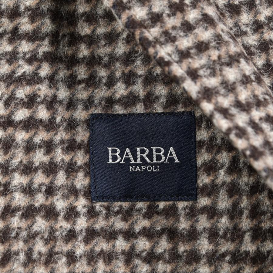 BARBA バルバ / アルパカウール 3Bシングル チェスターコート / COAT CKOBE ブラウン / セールの画像