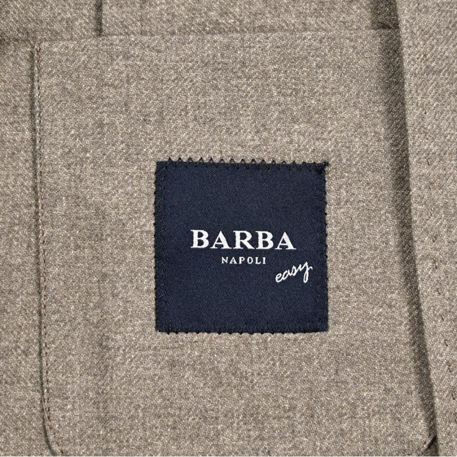 BARBA バルバ / コットン混ウール 4Bダブルテーラードジャケット EASY DP ベージュ / セール対象の画像