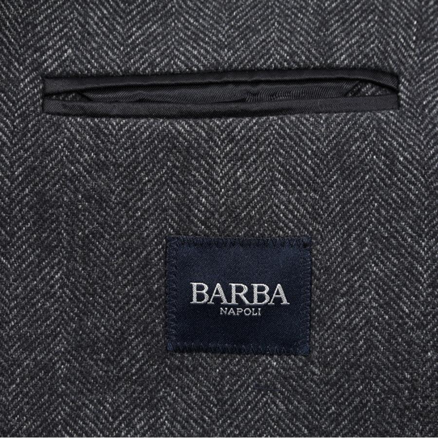 BARBA バルバ / ヴァージンウール100% 段返り3Bシングルテーラードスーツ SUIT JIMMY グレー / セール対象の画像