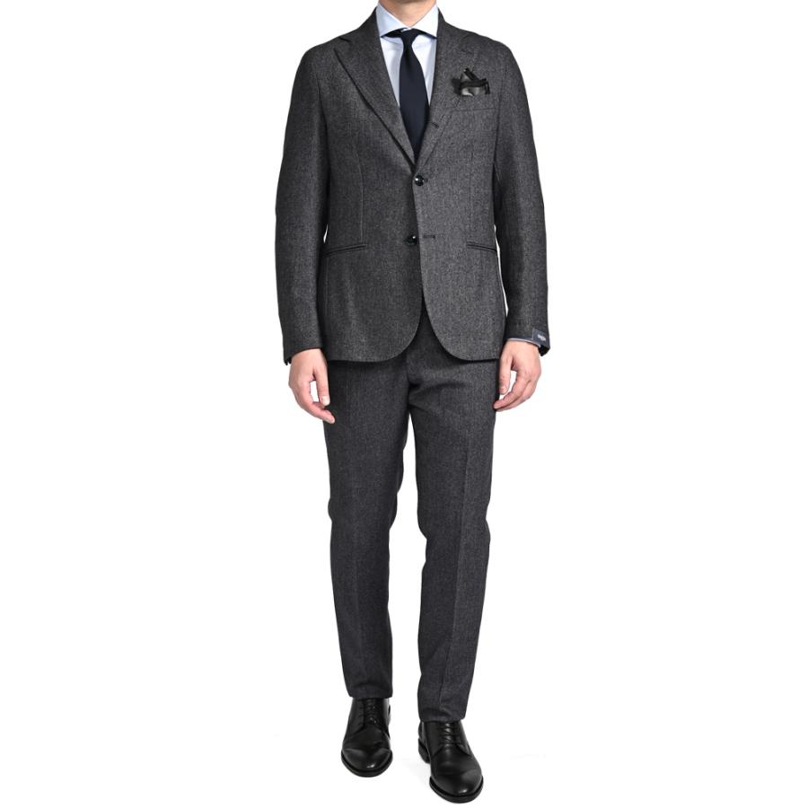 BARBA バルバ / ヴァージンウール100% 段返り3Bシングルテーラードスーツ SUIT JIMMY グレー / セール対象の画像