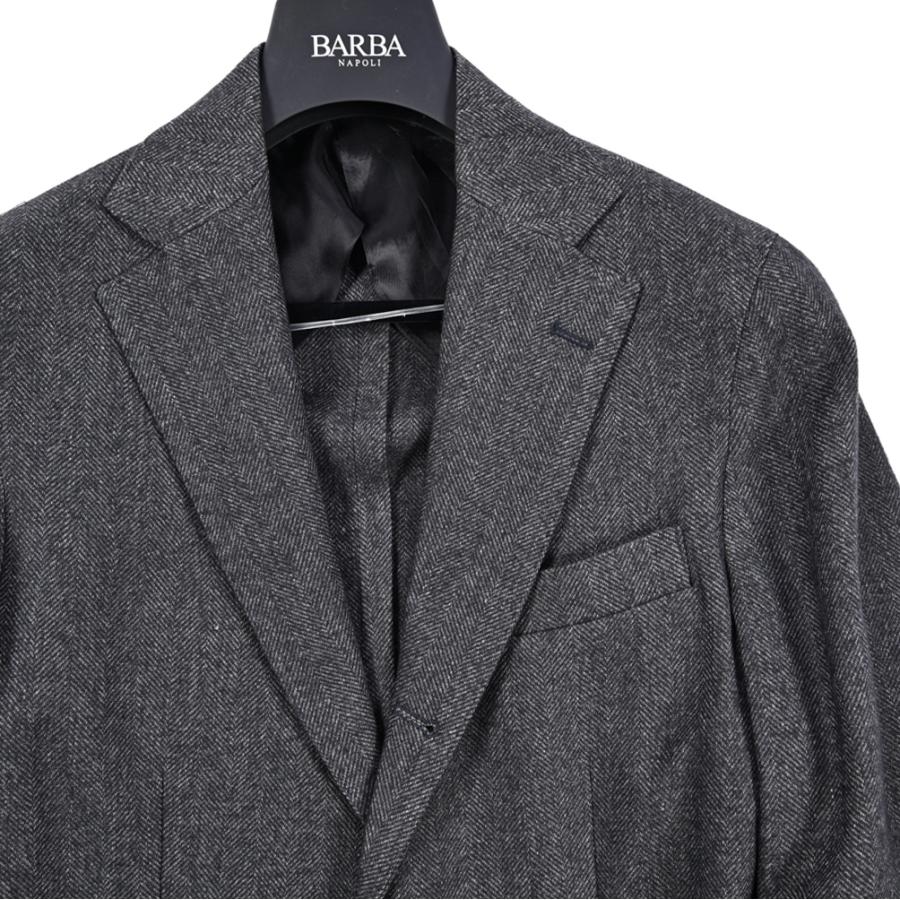 BARBA バルバ / ヴァージンウール100% 段返り3Bシングルテーラードスーツ SUIT JIMMY グレー / セール対象の画像