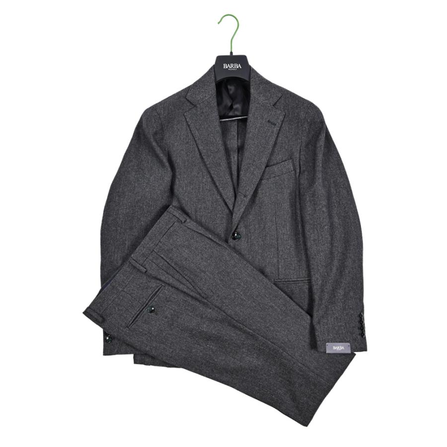 BARBA バルバ / ヴァージンウール100% 段返り3Bシングルテーラードスーツ SUIT JIMMY グレー / セール対象の画像