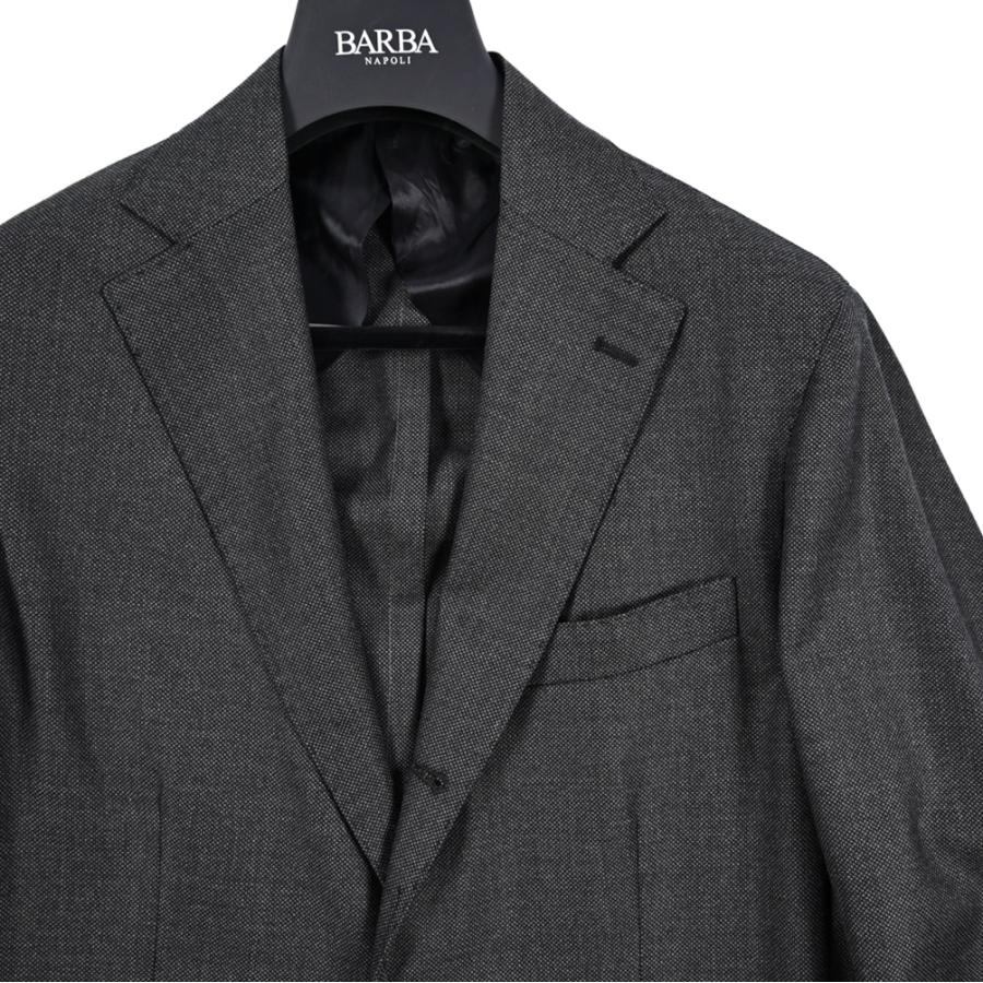 BARBA バルバ / ヴァージンウール100% 段返り3Bシングルテーラードスーツ SUIT JIMMY グレー / セール対象の画像