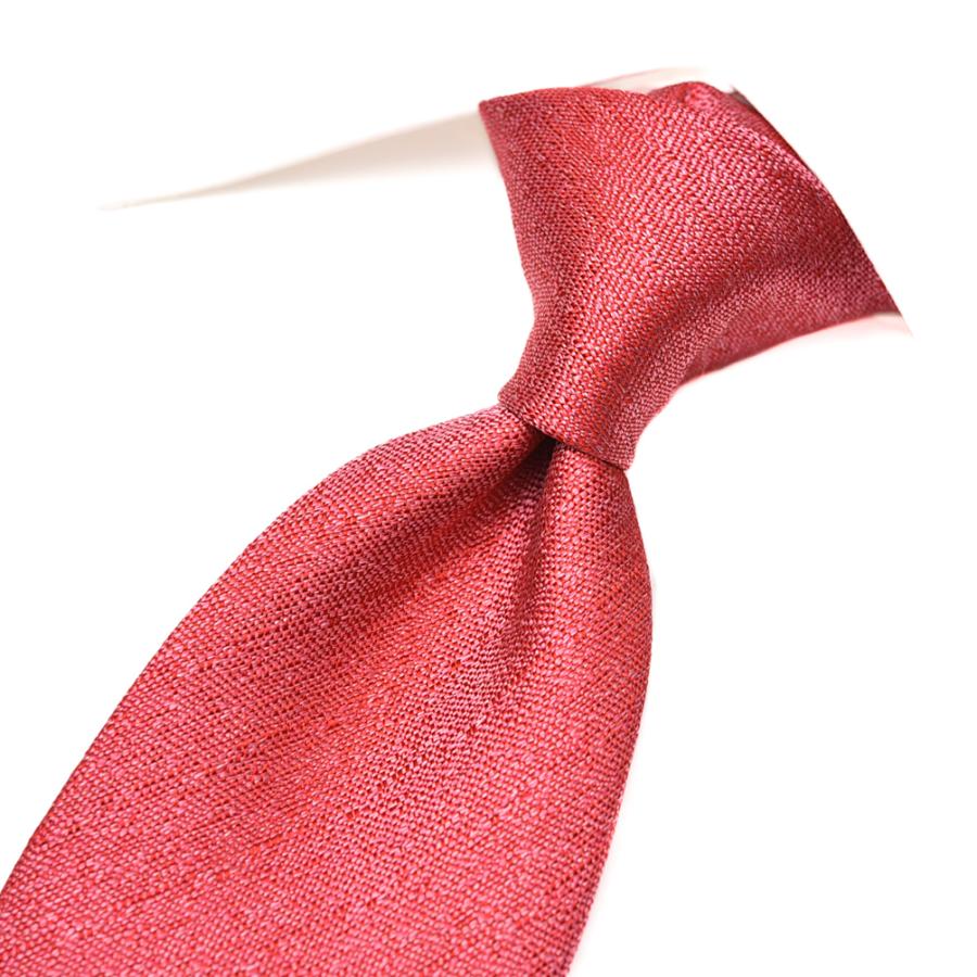 BARBA（バルバ） / ネクタイ セッテピエゲ シルク100% レッド / セール