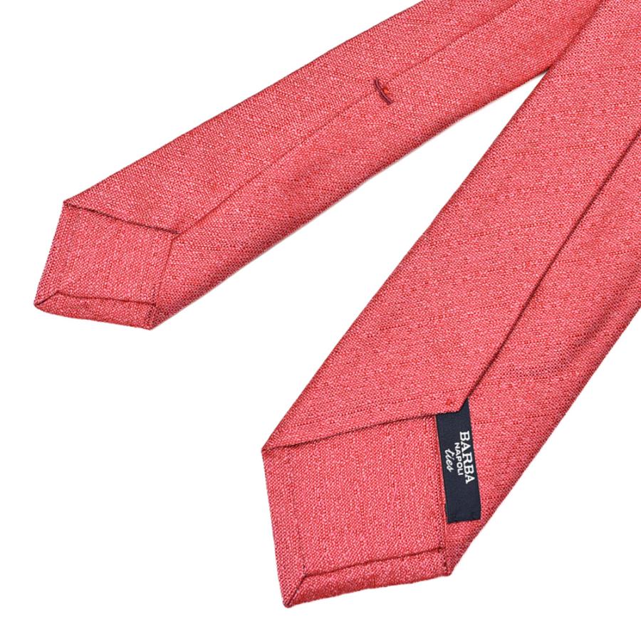 BARBA（バルバ） / ネクタイ セッテピエゲ シルク100% レッド / セール