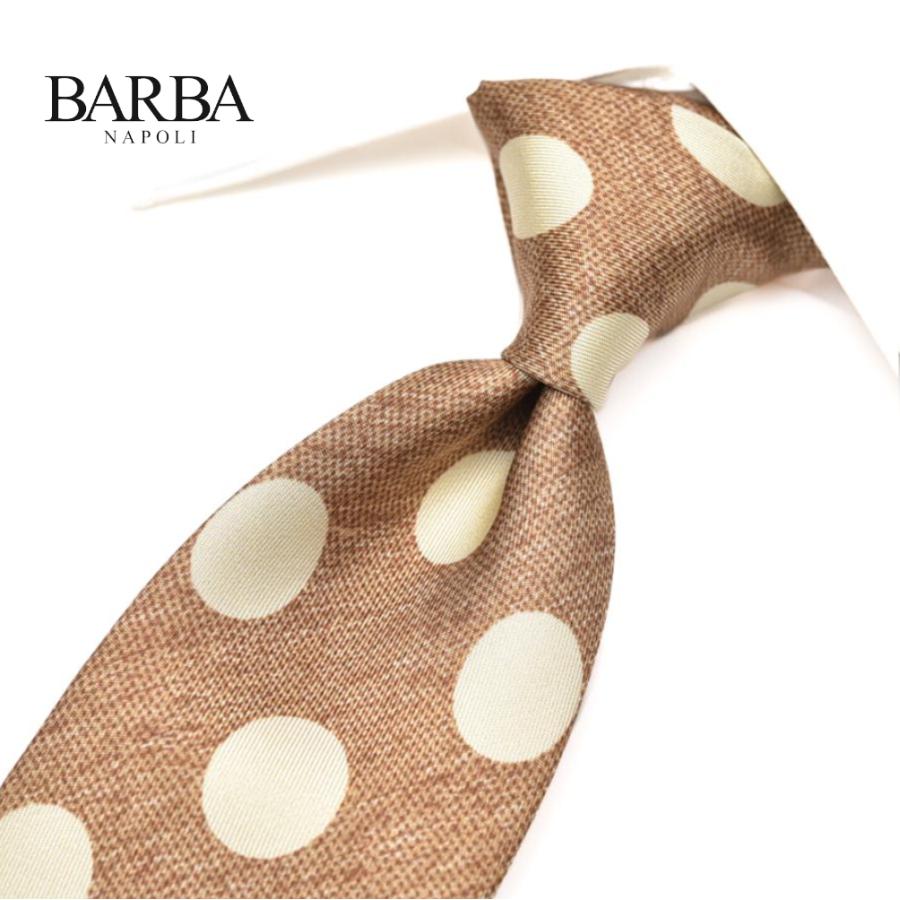 BARBA（バルバ） バルバ / シルク100% ドット柄ネクタイ セッテピエゲ