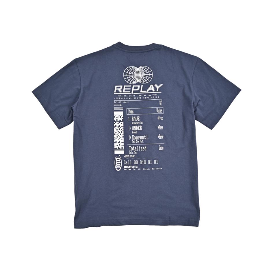 REPLAY（リプレイ） リプレイ / コットン100% 半袖ロゴTシャツ 