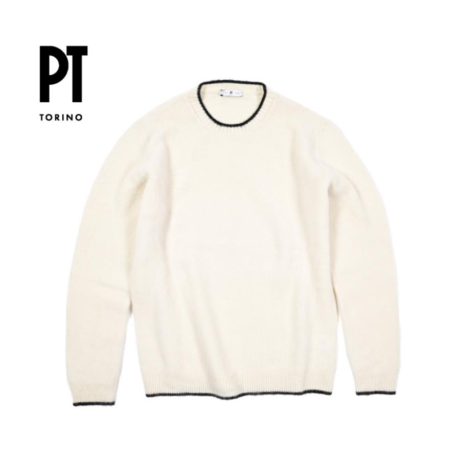 PT TORINO ピーティートリノ / カシミヤ混ウール クルーネックニット