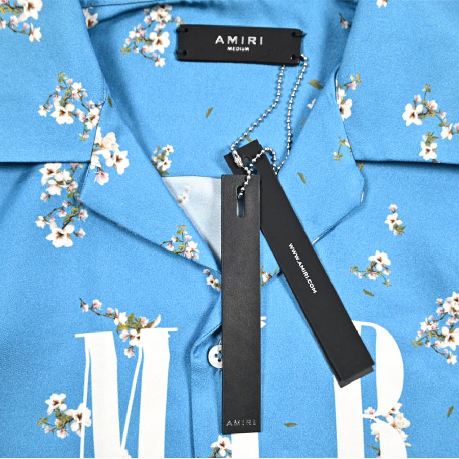 AMIRI（アミリ） アミリ / シルク100% 半袖オープンカラーシャツ 開襟 