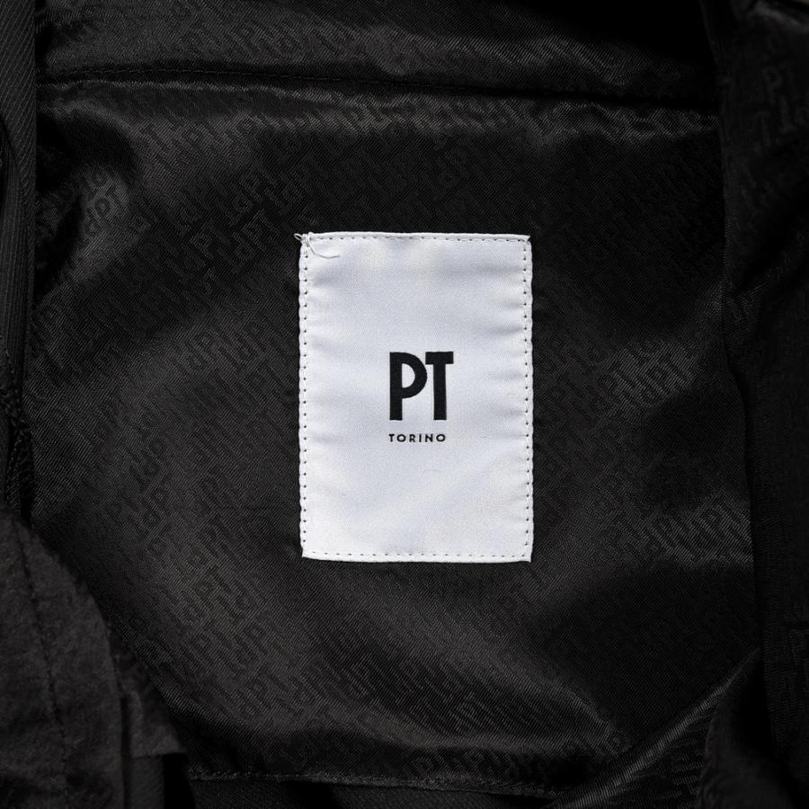 PT TORINO ピーティートリノ / Active SIGMA ストレッチウール ノータックパンツ ブラック / セール対象の画像