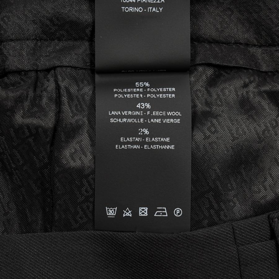 PT TORINO ピーティートリノ / Active SIGMA ストレッチウール ノータックパンツ ブラック / セール対象の画像