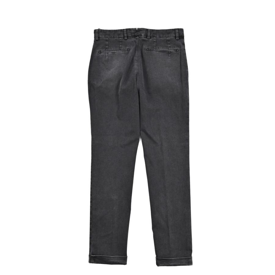 BERWICH ベルウィッチ / YRETRO LONG ストレッチコットン ノータックデニムスラックス デニスラ ブラック / セール対象 | BERWICH | 02