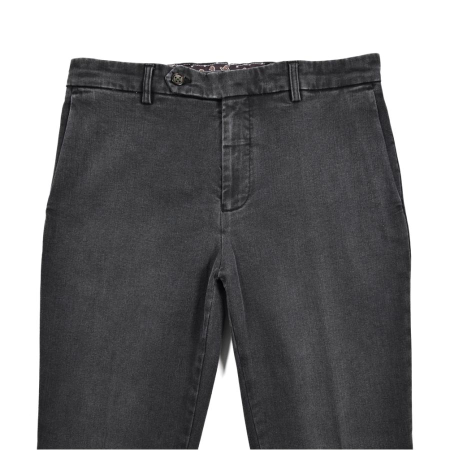 BERWICH ベルウィッチ / YRETRO LONG ストレッチコットン ノータックデニムスラックス デニスラ ブラック / セール対象 | BERWICH | 04