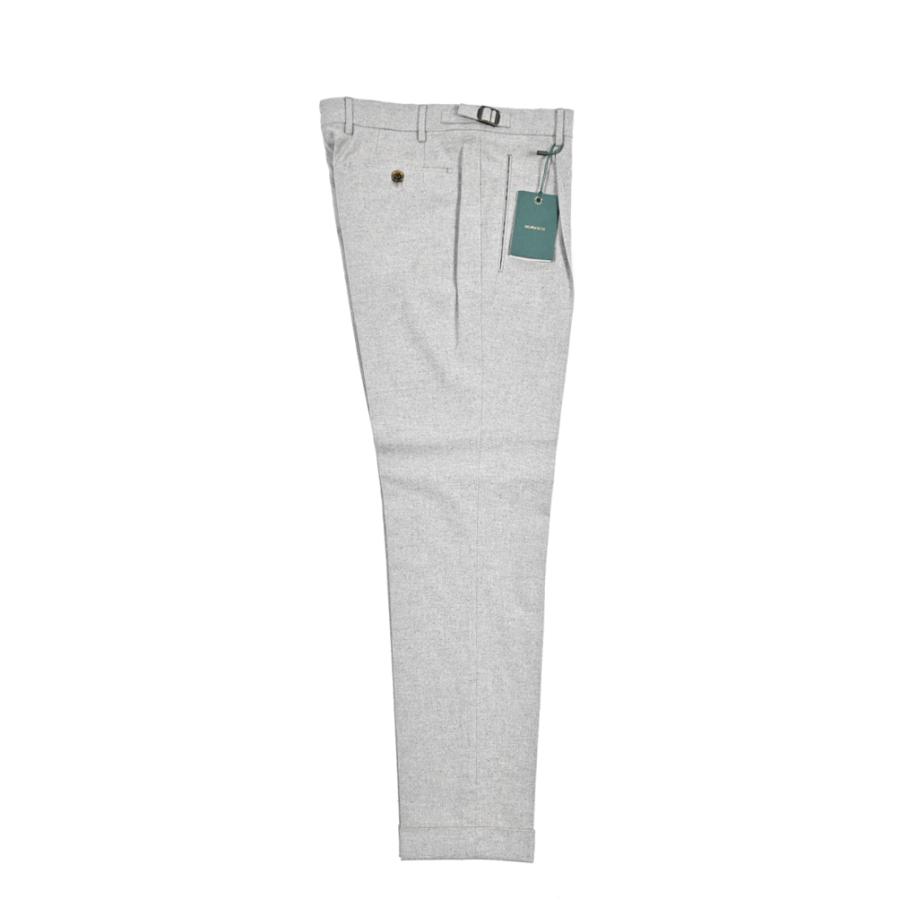 【未使用】BERWICH ストレッチ スラックス ウエストゴム ワンタック XL BERWICH（ベルウィッチ） ベルウィッチ / RETRO-GD ストレッチコットン