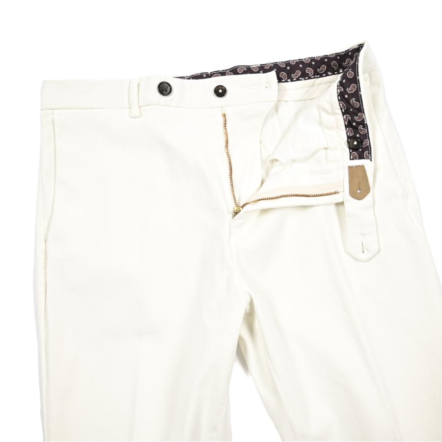 BERWICH ベルウィッチ / YRETRO LONG-GD ビスコース混コットン ノータックストレッチパンツ ホワイト / セール対象 | BERWICH | 04