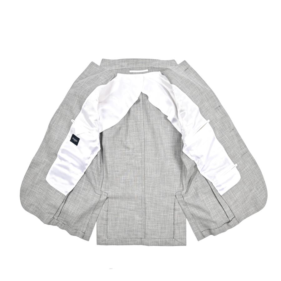 BARBA バルバ / JACKET JIMMY テーラードジャケット 段返り3Bシングル コットン ヴァージンウール グレー / セール対象 / 26SS新作の画像