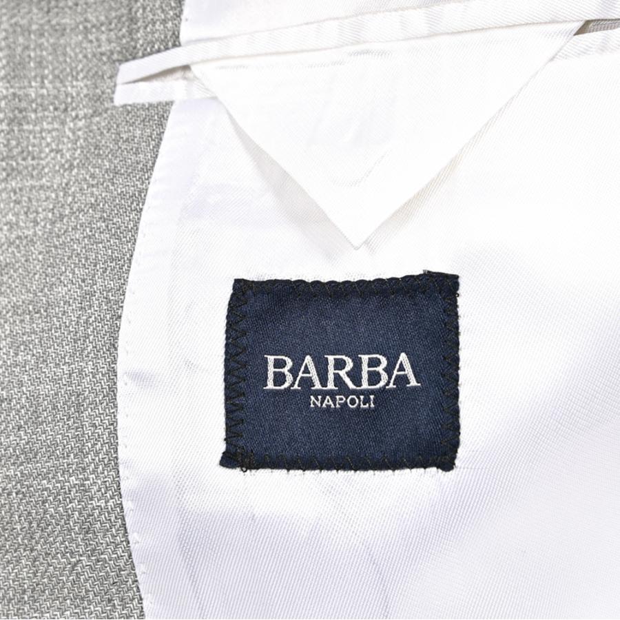 BARBA バルバ / JACKET JIMMY テーラードジャケット 段返り3Bシングル コットン ヴァージンウール グレー / セール対象 / 26SS新作の画像