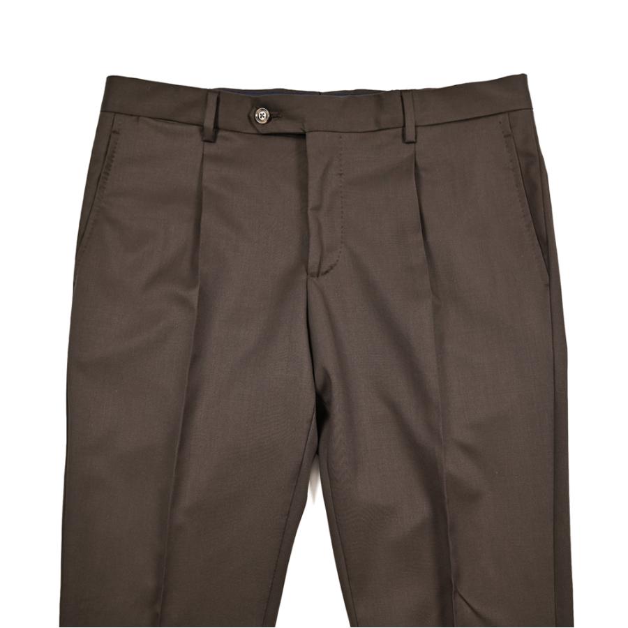 BARBA バルバ / MEN'S SUIT JIMMY テーラードスーツ 段返り3Bシングル ヴァージンウール100% ブラウン / セール対象 / 26SS新作の画像