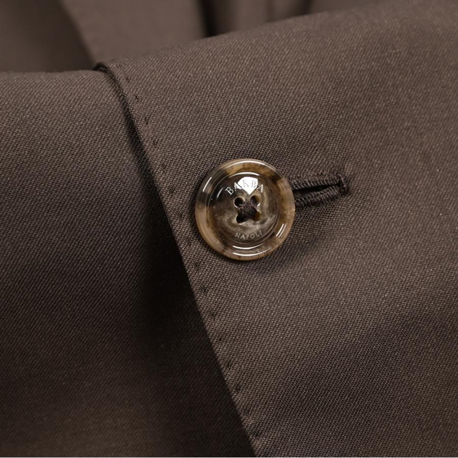 BARBA バルバ / MEN'S SUIT JIMMY テーラードスーツ 段返り3Bシングル ヴァージンウール100% ブラウン / セール対象 / 26SS新作の画像