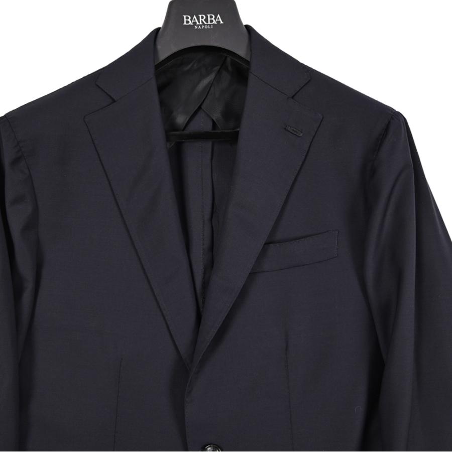 BARBA バルバ / MEN'S SUIT JIM2 テーラードスーツ 2Bシングル LORO PIANA ZELANDER ウール100% ネイビー / セール対象 / 26SS新作 / セールの画像