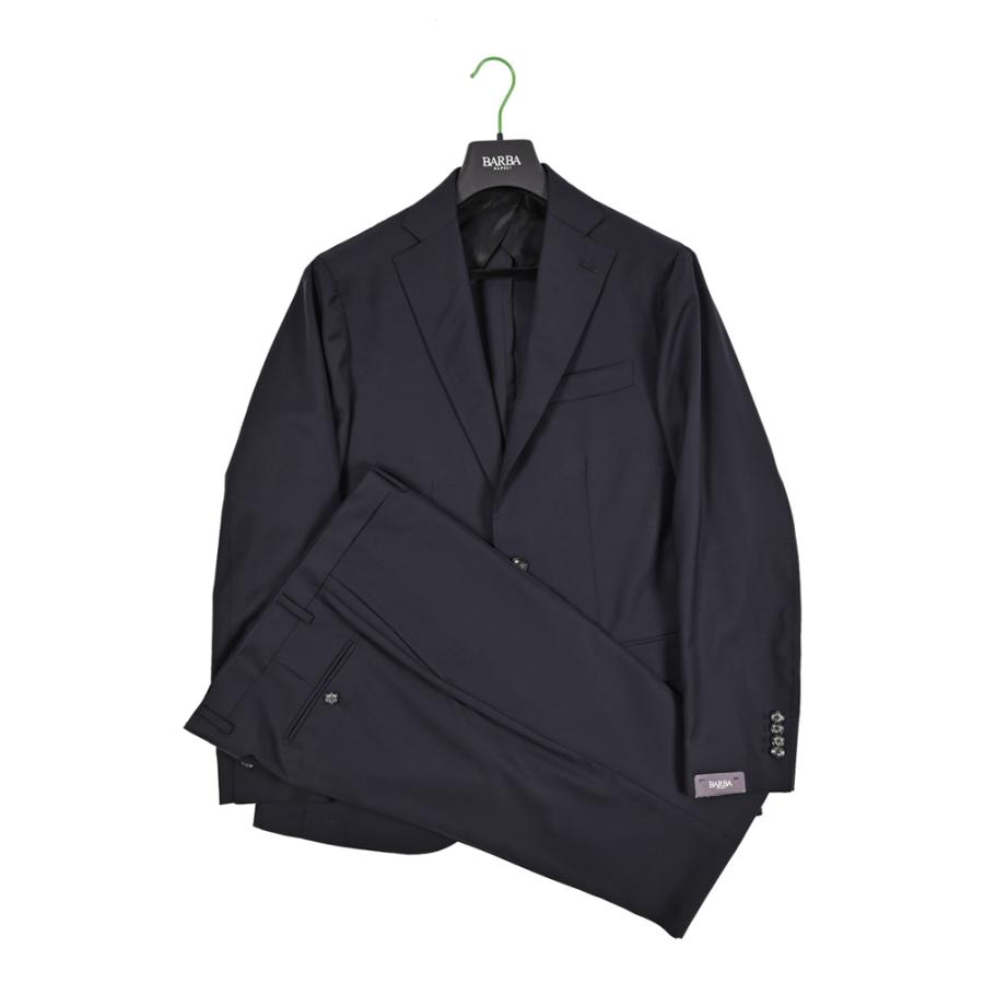 BARBA バルバ / MEN'S SUIT JIM2 テーラードスーツ 2Bシングル LORO PIANA ZELANDER ウール100% ネイビー / セール対象 / 26SS新作 / セールの画像