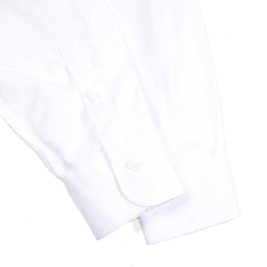 BARBA バルバ / cucito a mamo 手縫い仕立て ドレスシャツ ワイシャツ ホリゾンタルカラー 長袖 コットン100% ホワイト / セール対象 | BARBA | 03