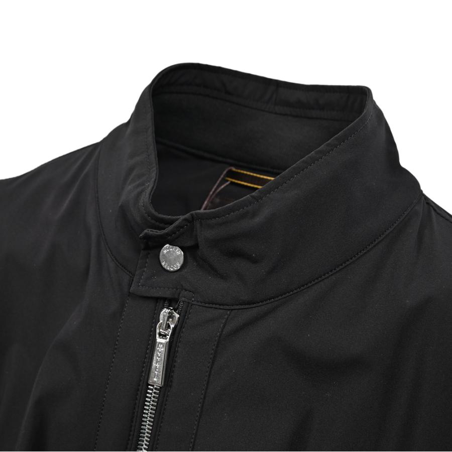 MOORER ムーレー / ALBERTI-KN ACQUA RESISTANT 撥水透湿 ボンバージャケットライトアウター ストレッチ ナイロン ブラック / セールの画像