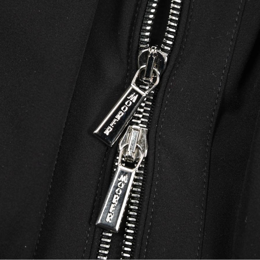 MOORER ムーレー / ALBERTI-KN ACQUA RESISTANT 撥水透湿 ボンバージャケットライトアウター ストレッチ ナイロン ブラック / セールの画像