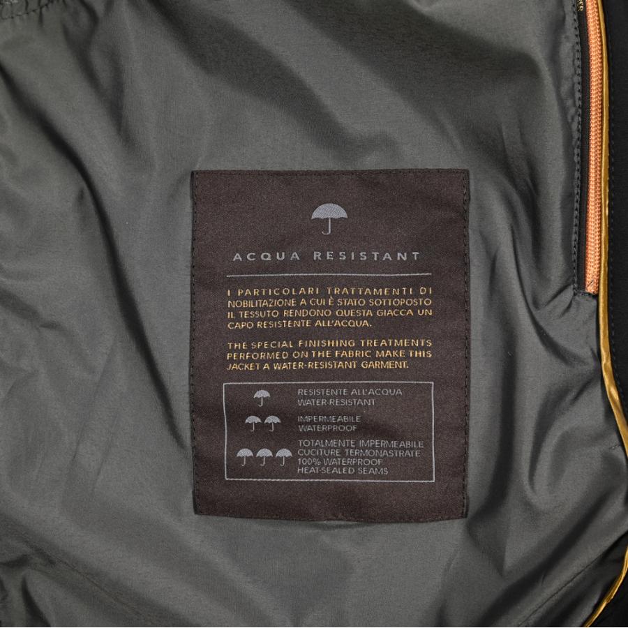 MOORER ムーレー / ALBERTI-KN ACQUA RESISTANT 撥水透湿 ボンバージャケットライトアウター ストレッチ ナイロン ブラック / セールの画像