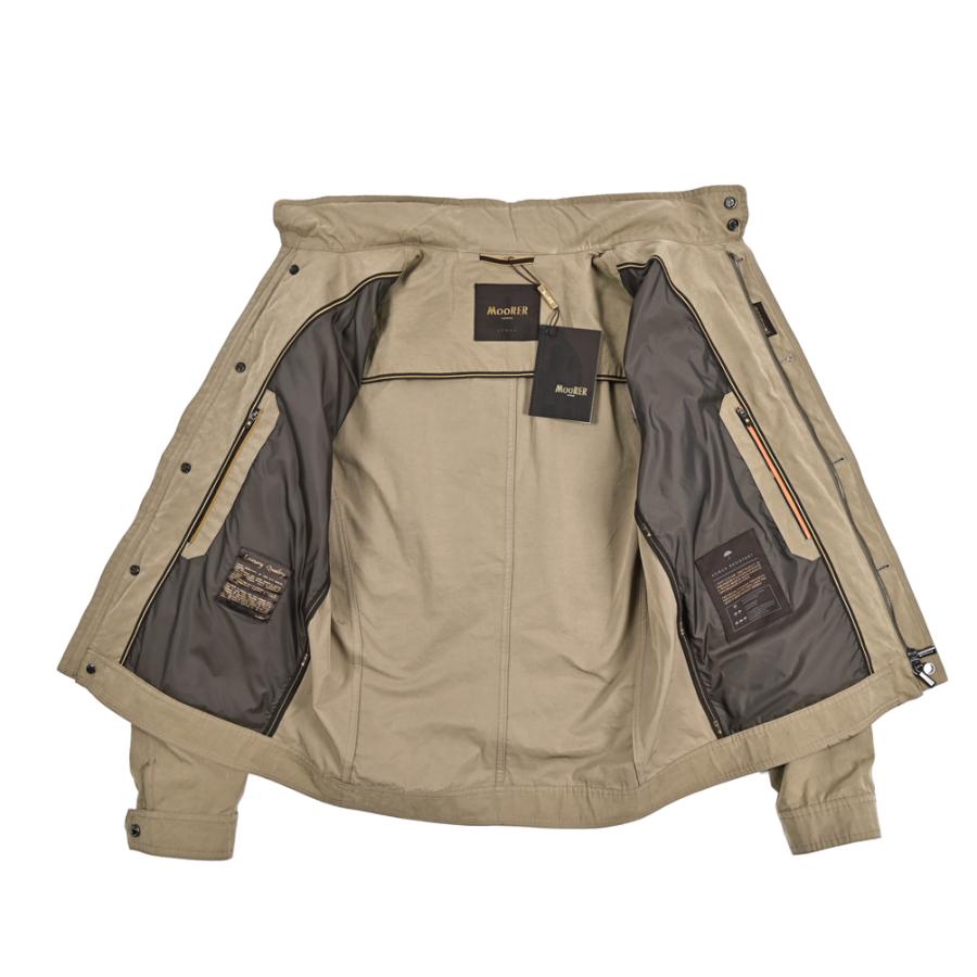 MOORER ムーレー / BARALDI-S1 ACQUA RESISTANT 撥水透湿 フィールドジャケット ライトアウター コットン ポリエステル ナイロン ベージュ / セールの画像