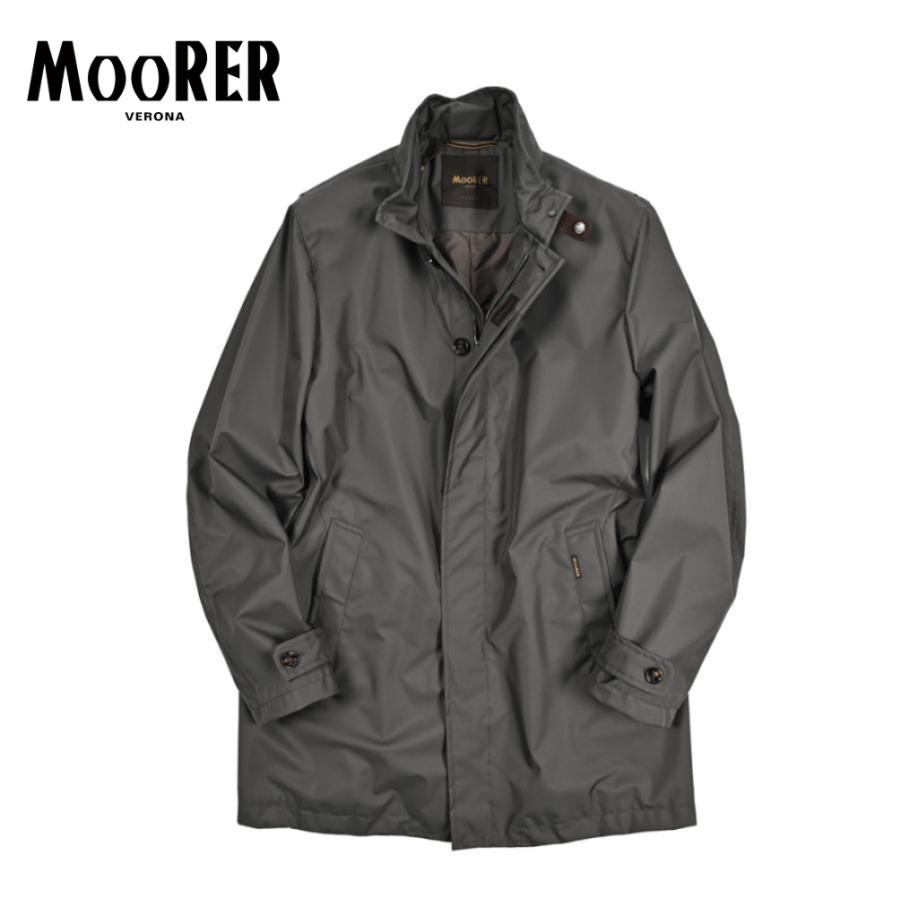 MOORER ムーレー / DUCA-GF ACQUA PROOF 防水透湿 ダスターコート スタンドカラー ライトアウター ポリエステル100% グレー / セール