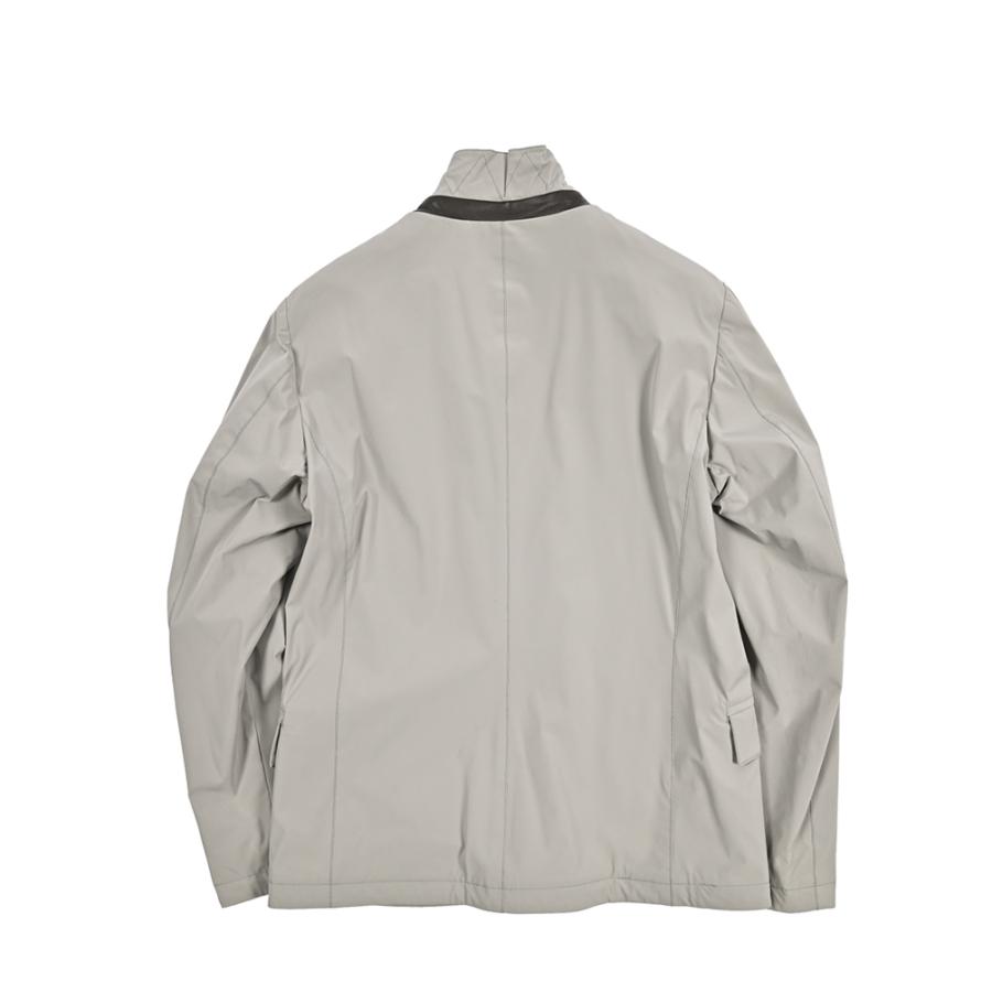 MOORER ムーレー / TEBALDO-KN ジップアップブルゾン ナイロンジャケット 3B ライトアウター ACQUA RESISTANT 撥水透湿 ストレッチナイロン グレー / セールの画像
