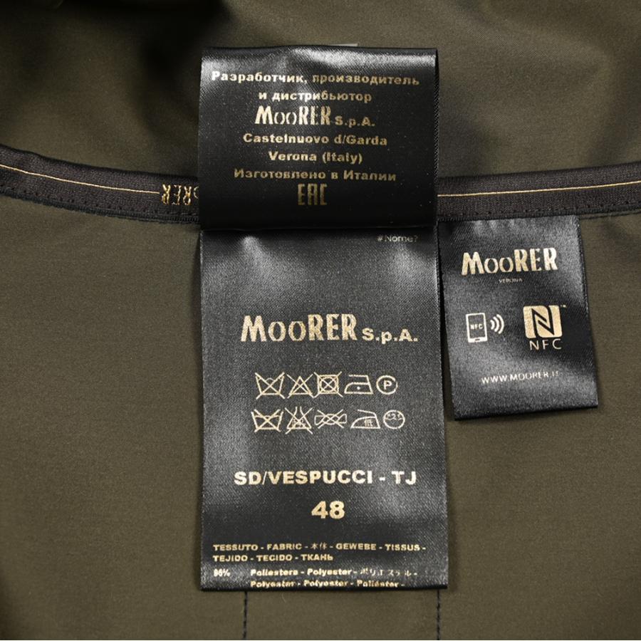 MOORER ムーレー / SD-VESPUCCI-TJ ライトジャケット ジップアップブルゾン ライトアウター ストレッチ ポリエステル ネイビー / セールの画像
