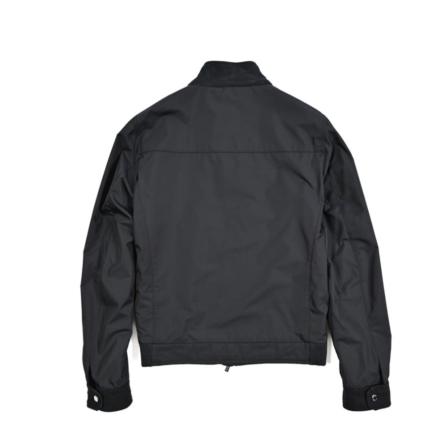 MOORER ムーレー / DORON-WK ジップアップジャケット スタンドカラー ライトアウター ACQUA RESISTANT 撥水透湿 ポリエステル100% ダークネイビー / セールの画像