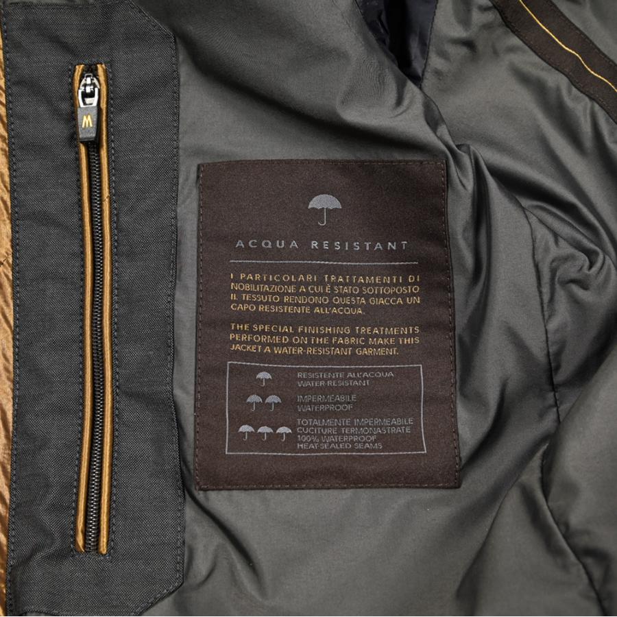 MOORER ムーレー / GIROLAMO-KN チェスターコート フロントライナー付き ライトアウター ACQUA RESISTANT 撥水透湿 ストレッチナイロン ネイビー / セールの画像