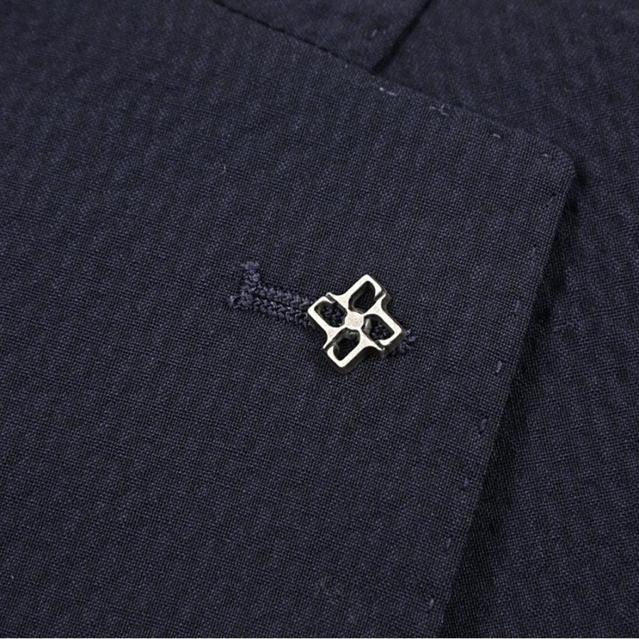 TAGLIATORE タリアトーレ / MONTECARLO モンテカルロ テーラードジャケット 2Bシングル ストレッチ ヴァージンウール シアサッカー ネイビー / 26SS / セールの画像