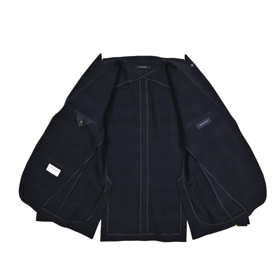 TAGLIATORE タリアトーレ / MONTECARLO モンテカルロ テーラードスーツ 2Bシングル ストレッチ ヴァージンウール シアサッカー ネイビー / 26SS / セールの画像