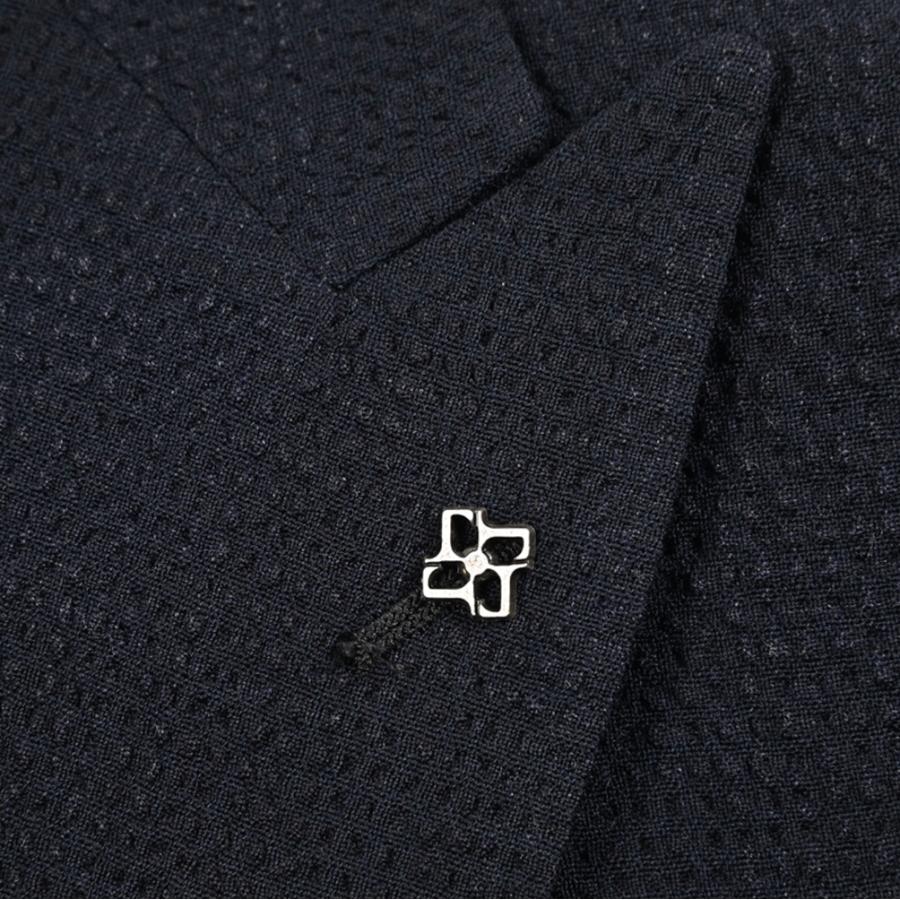 TAGLIATORE タリアトーレ / MONTECARLO モンテカルロ テーラードスーツ 2Bシングル ストレッチ ヴァージンウール シアサッカー ネイビー / 26SS / セールの画像