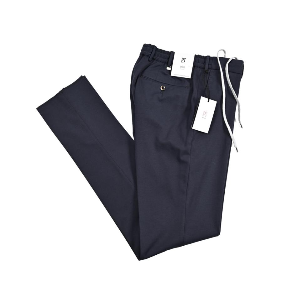 美品！！PT TORINO TRAVELLER スラックス ネイビー PT TORINO ピーティートリノ / Traveller SLIM FIT イージースラックス
