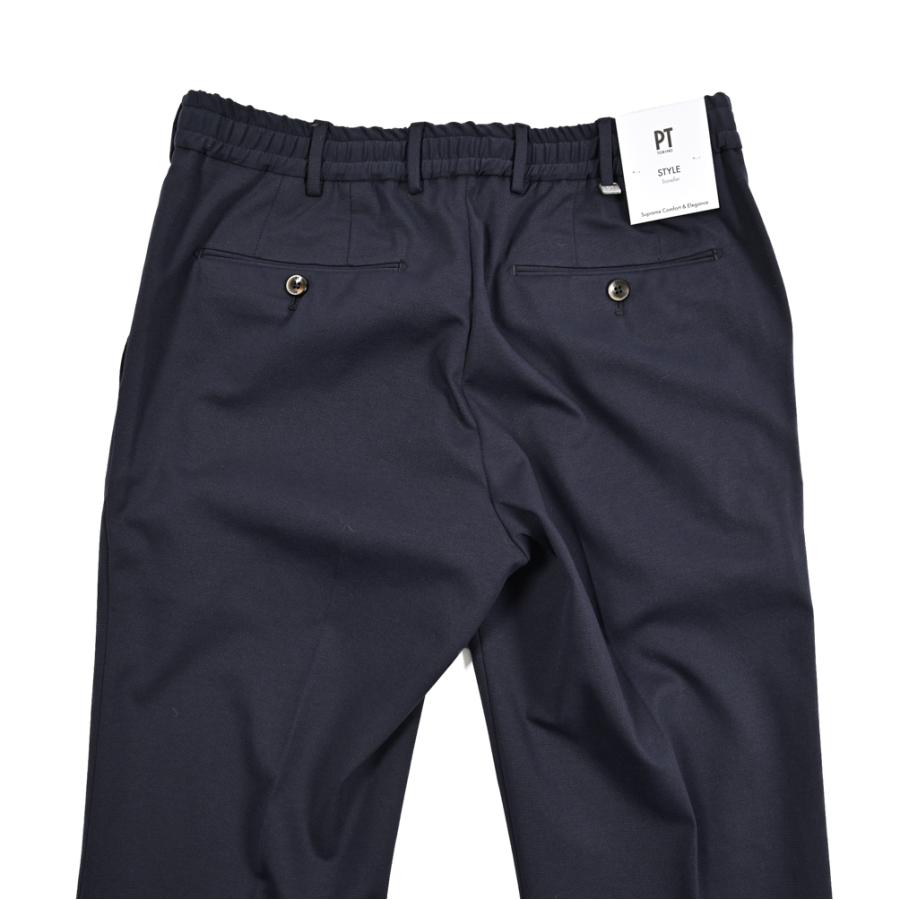 美品！！PT TORINO TRAVELLER スラックス ネイビー PT TORINO ピーティートリノ / Traveller SLIM FIT イージースラックス
