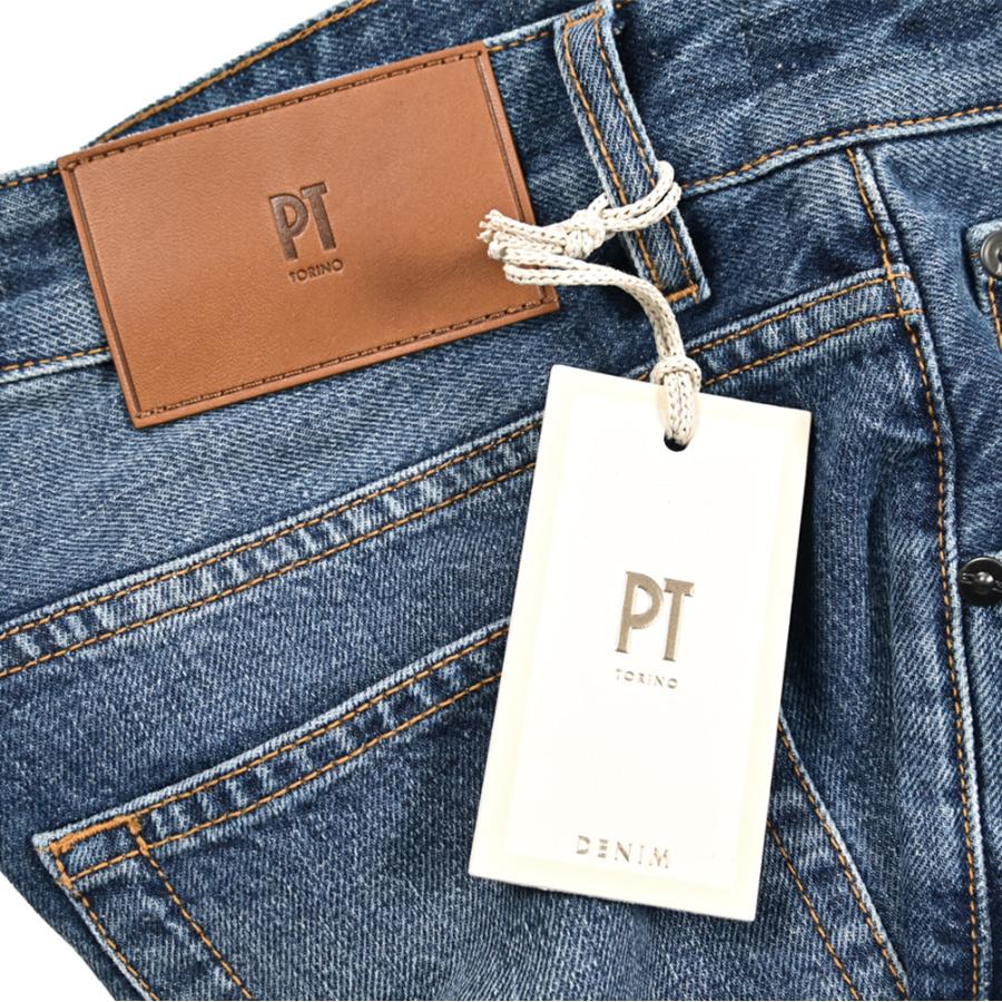PT TORINO DENIM ピーティートリノデニム / REBEL CARROT FIT デニムジーンズ 5ポケット パンツ コットン100% ブルー / 26SS新作の画像