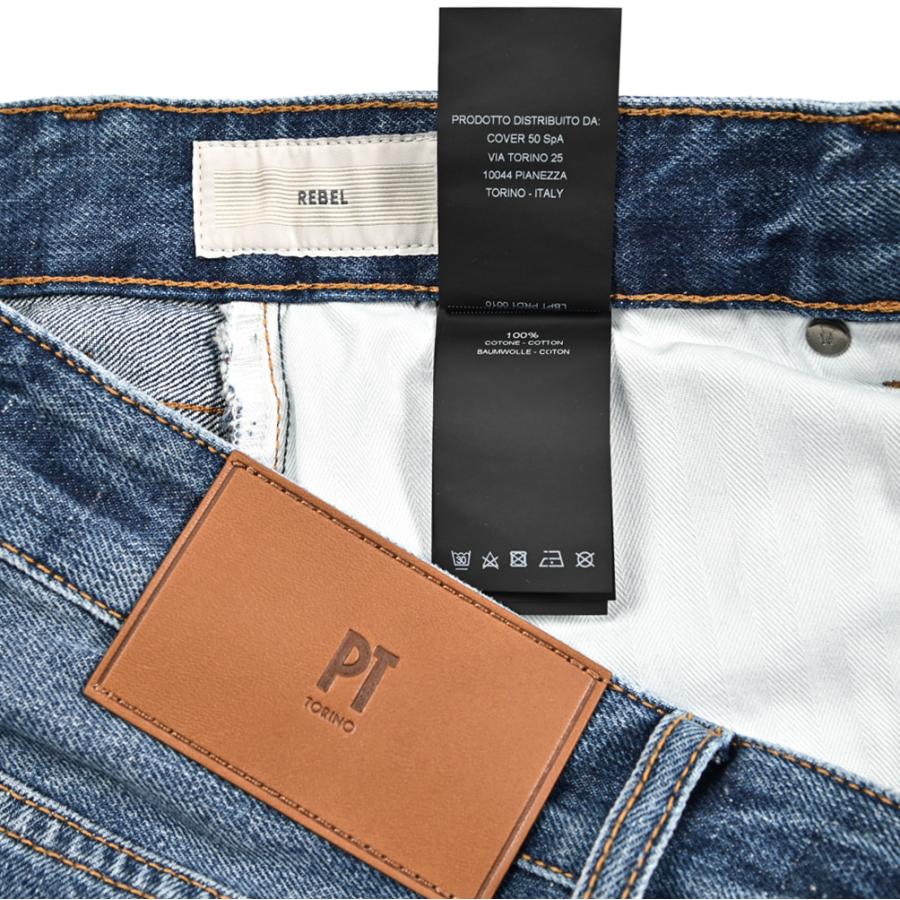 PT TORINO DENIM ピーティートリノデニム / REBEL CARROT FIT デニムジーンズ 5ポケット パンツ コットン100% ブルー / 26SS新作の画像