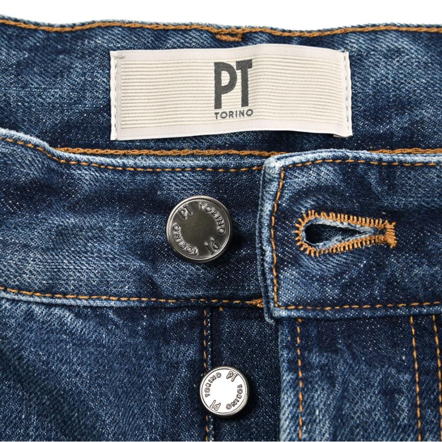 PT TORINO DENIM ピーティートリノデニム / REBEL CARROT FIT デニムジーンズ 5ポケット パンツ コットン100% ブルー / 26SS新作の画像