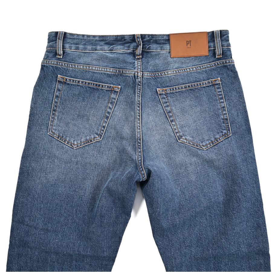 PT TORINO DENIM ピーティートリノデニム / REBEL CARROT FIT デニムジーンズ 5ポケット パンツ コットン100% ブルー / 26SS新作の画像
